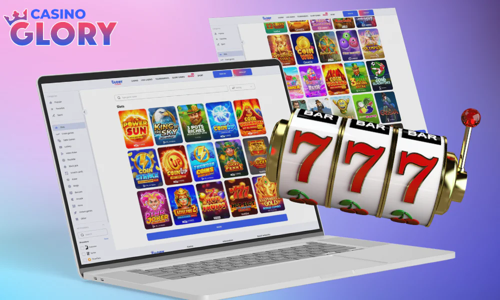 Glory Casino offers a wide variety of slots